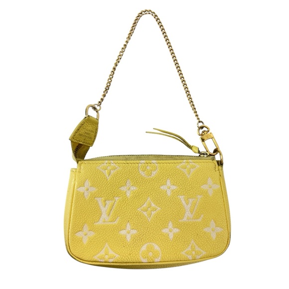 Louis Vuitton Handbags - Louis Vuitton 2022 Lemon Curd Monogram Mini Pochette Zip Bag